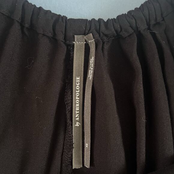 Anthropologie Embroidered Black Geometric Motif Sleeveless Relaxed Maxi Dress - Picture 7 of 8